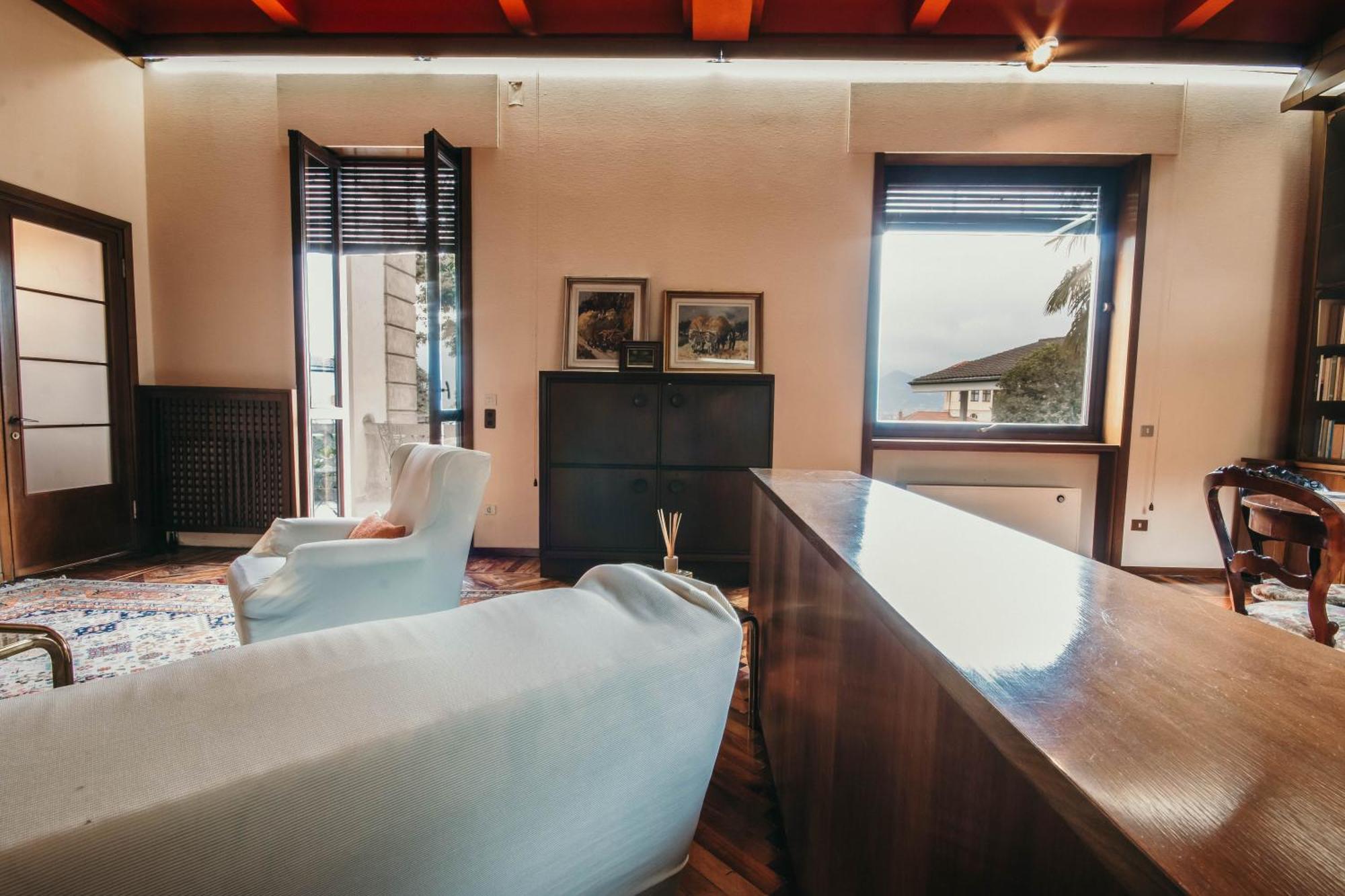 Library Apartment - Villa Candela Stresa Luaran gambar